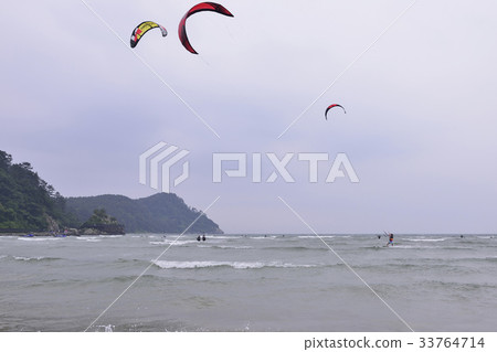Kitesurfing，Dadaepo，Saha，釜山 33764714