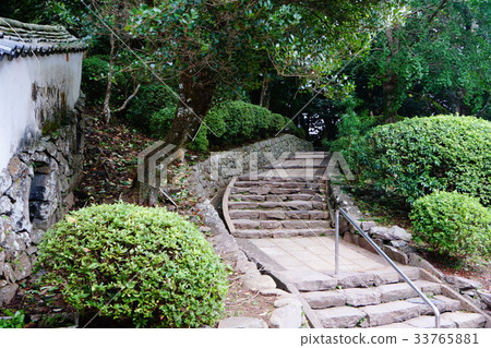 平戶城堡石垣和石階 33765881