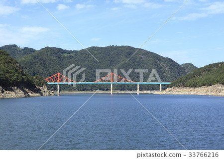 Oksoon Bridge, Chungju Lake, Jecheon City, Chungbuk Province 33766216