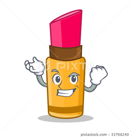 Successful lipstick character cartoon style 33768240