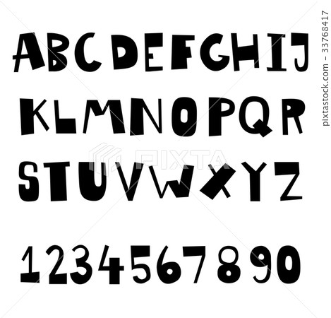 hand drawn doodle font set hand drawn doodle font set 33768417