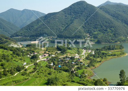 Seomjin River Dam, Okjeong Lake, Imsilgun County, Jeonbuk Province 33770976