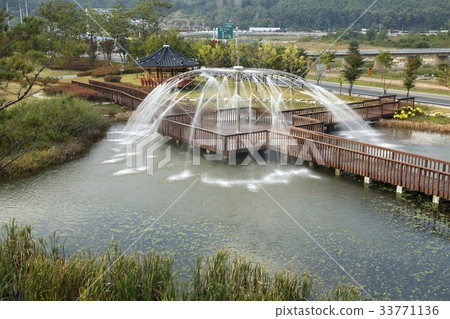 Fountain, Bandierland, Muju-gun, Jeonbuk Fountain, Bandierland, Muju-gun, Jeonbuk 33771136