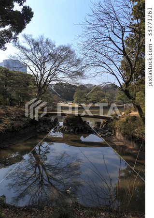 Garden scenery (Tokyo, Rikugien, winter, early spring) 33771261