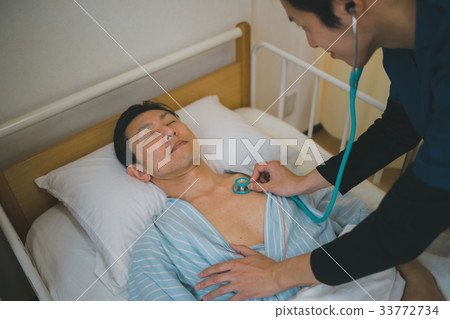 nurse call, stethoscope, be hospitalized 33772734