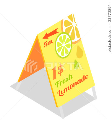 Fresh Lemonade Advertisement Banner. Directory 33773894