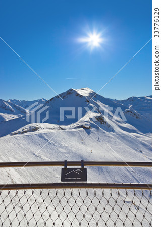 Viewpoint at mountains resort BadGastein - Austria Viewpoint at mountains resort BadGastein - Austria 33776129