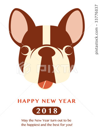 2018年新年卡模板_French Bulldog_HNY_English Appendices_ver.White 33776837
