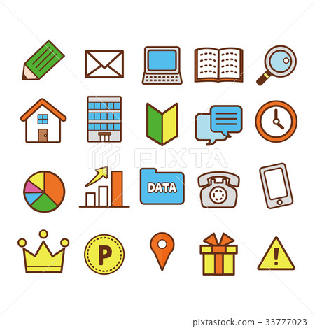 Icon set that can be used for websites Icon set that can be used for websites 33777023