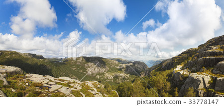 The mountains of Lysefjord The mountains of Lysefjord 33778147