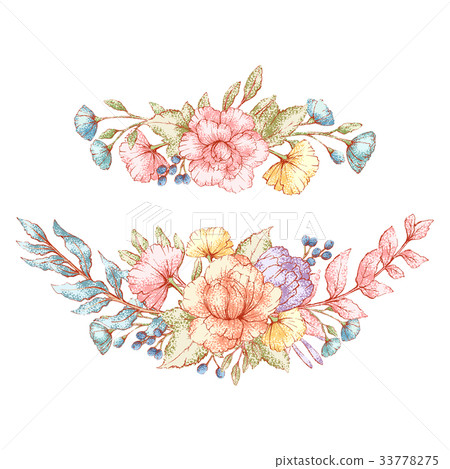 Vintage Floral Bouquets 33778275