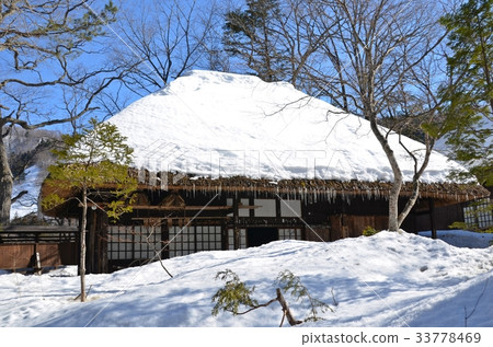 雪化妝老民居Yotsukawa Heike no Sato 33778469