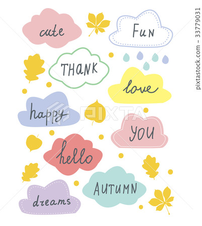Autumn sale and discounts banners set 33779031