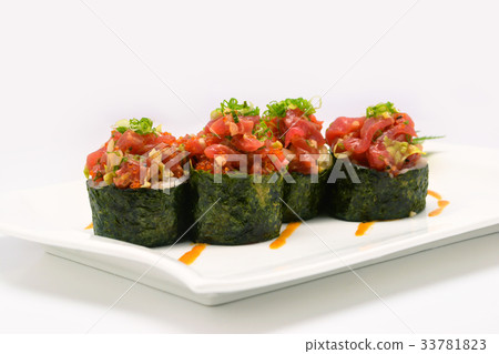 Spicy Chutoro shushi, Spicy Chutoro rolls Spicy Chutoro shushi, Spicy Chutoro rolls 33781823