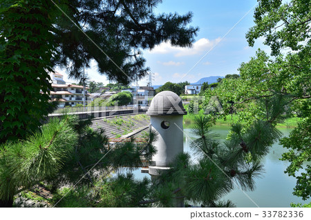 Intake tower of Niteko pond 33782336