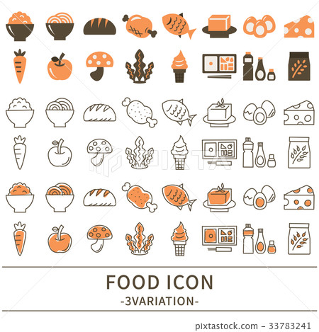 Food icon set 33783241