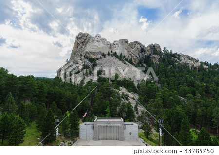 Clouds behind Mount Rushmore Clouds behind Mount Rushmore 33785750