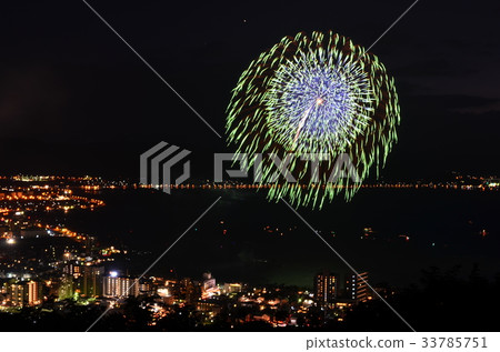 新的煙花2017年長野縣Su訪市 新的煙花2017年長野縣Su訪市 33785751