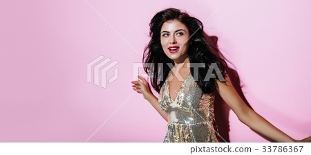 Fashion emotional Woman with Perfect Makeup. Fashion emotional Woman with Perfect Makeup. 33786367