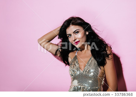 Fashion emotional Woman with Perfect Makeup. Fashion emotional Woman with Perfect Makeup. 33786368