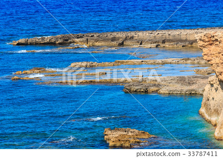 Sicily summer sea coast, Italy Sicily summer sea coast, Italy 33787411