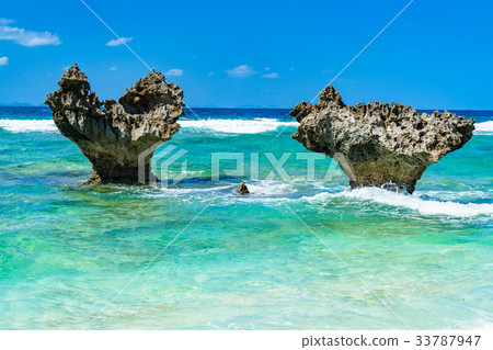 "Okinawa prefecture" Kouri island · Heart lock "Okinawa prefecture" Kouri island · Heart lock 33787947