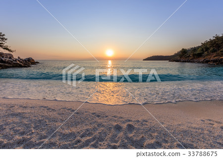 Marble beach (Saliara beach), Thassos, Greece 33788675