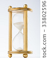 Sand watch with gold column. 33802596