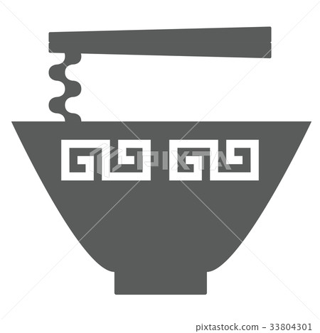 Ramen noodles illustration icon Ramen noodles illustration icon 33804301