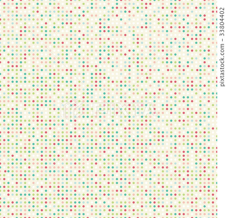 Polka dot pattern pastels color, vector 33804402