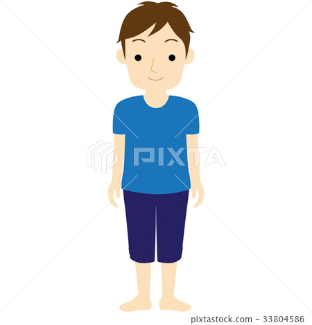 瑜伽pos tadassana（山姿勢）例證 33804586