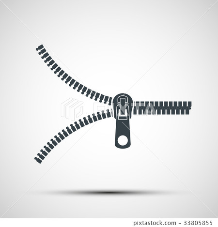 Vector icons zipper 33805855