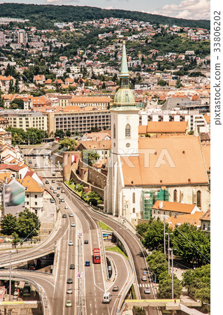Saint Martin's cathedral in Bratislava, Slovakia 33806202