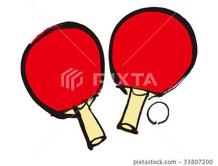 Table tennis ping pong watercolor 33807200