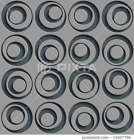 Seamless Circle Pattern 33807796
