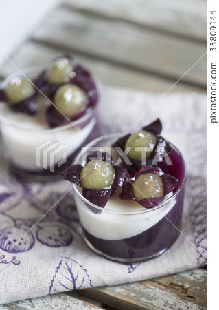 Grape jelly facing the skin 33809144
