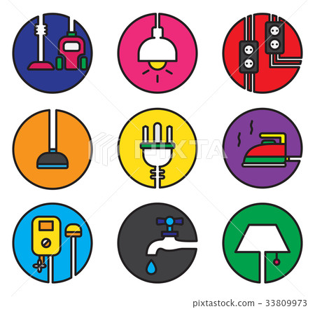 Household Appliance icons 33809973