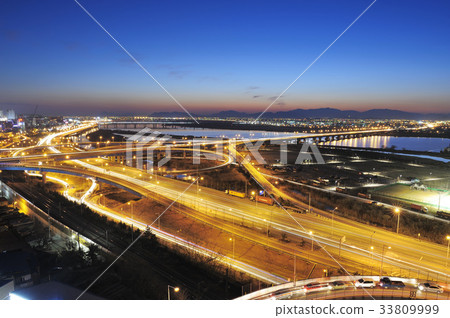 Gupo Nakdong River Bridge，Deokcheon Interchange，Namhae Expressway，Nakdong River，Buk-gu，Busan 33809999