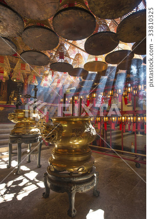 Manmo寺，香港，中國 33810325