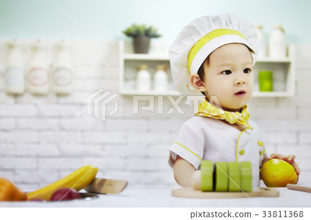 Infant, baby, baby, chef 33811368