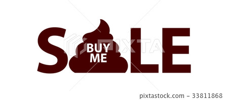 Logo sales with shit instead of the letter A. 33811868