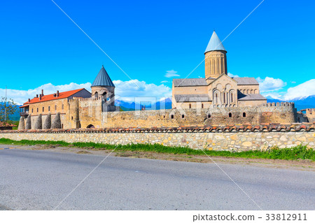 Alaverdi orthodox monastery in Kakhetia, Georgia 33812911