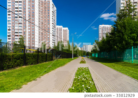 City landscape in Zelenograd district of Moscow 33812929