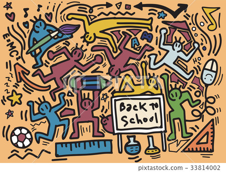 Doodle Vector Illustration ,back to School - Stock Illustration ...