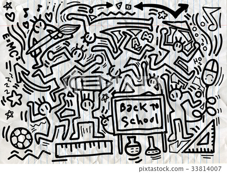 Doodle Vector Illustration ,back to School - Stock Illustration ...