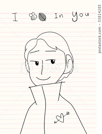 A handsome young man speaks encouragement.  33814285