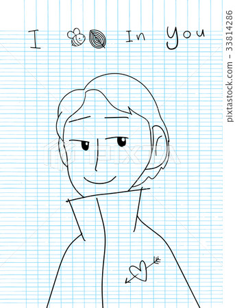 A handsome young man speaks encouragement.  33814286