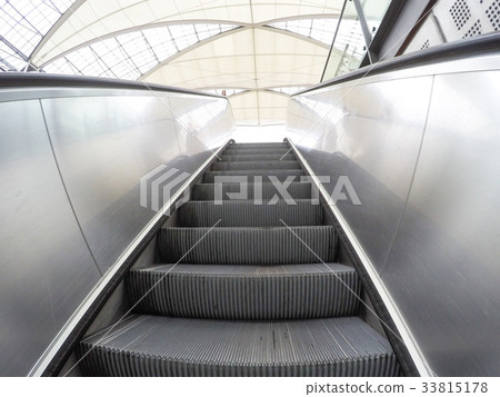 Escalators in the subway station Escalators in the subway station 33815178