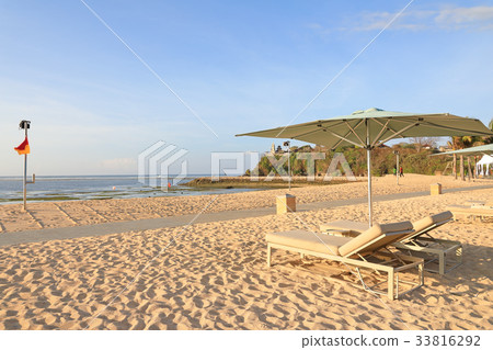 Morning of Nusa Dua Beach in Bali 33816292