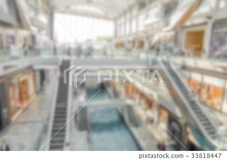Abstract blur of People shopping Abstract blur of People shopping 33818447